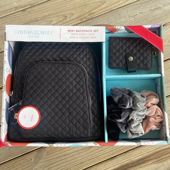 cynthia rowley mini backpack set CR x STATE Travel Pouch Mid Size Pouch NWT Cynthia Rowley navy velvet